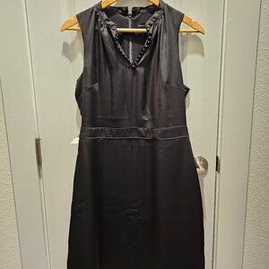 Banana Republic Black Satin Dress